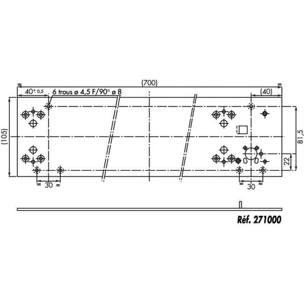 Antipanique SECURICHAUFFE SC vänster JPM 271000 03 2B