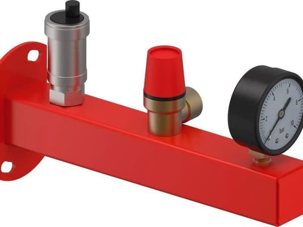 Anti-belier - frånkopplare - backventil Uponor - C61136378 - säkerhetsgrupp (varmt vatten) 6 bar Fluvia