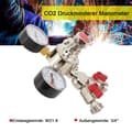 Miniatyrbild 3 av 4: Koldioxidgasmätare, tryckregulator 3 Bar, dubbelt utloppssystem
