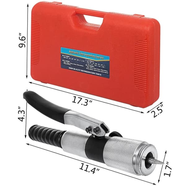 7-spak 10-28 mm manuell hydraulisk slangexpandersats, expanderande fogdesign