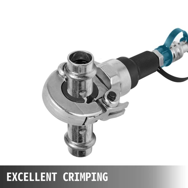 6 ton 15-28mm manuell Hydraulisk presstång med 4 käftar i olika storlekar, delat hydraulsystem, ergonomiskt handtag, lättanvänd, bred applikation