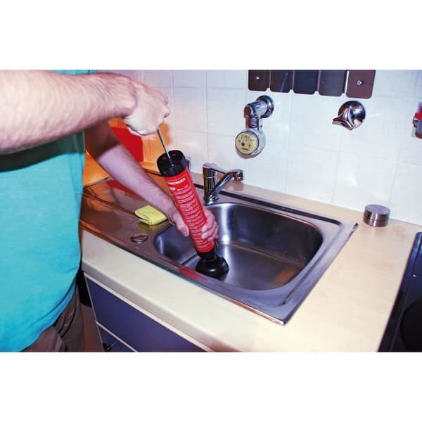 Avblockering - ROTHENBERGER - ROPOMPE I - Pumpavblockering genom sug och tryck - Röd