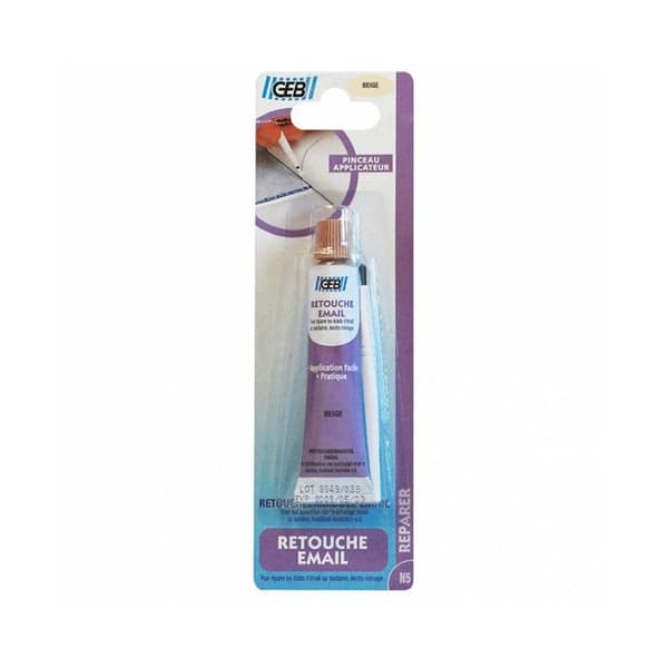 Touch-up för emaljerade ytor - GEB - 20ml - Beige - Emaljreparationsprodukt