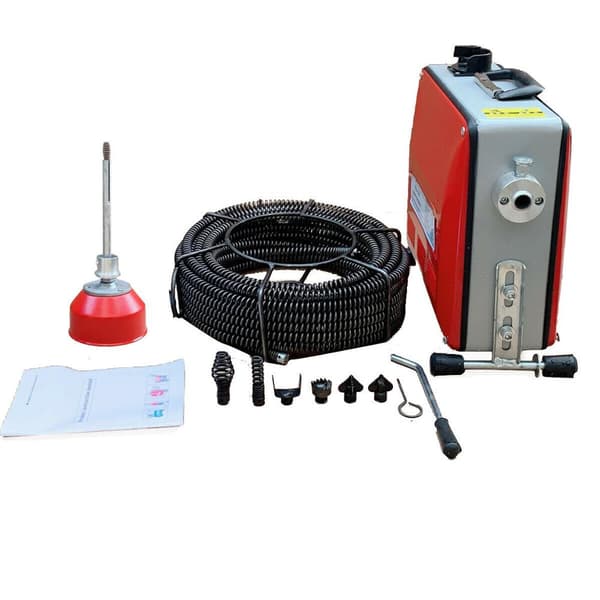 Elektrisk Rørrensningsmaskine, 900W Effekt, Egnet til 20-110mm Rør, 400 Omdrejninger pr. Minut