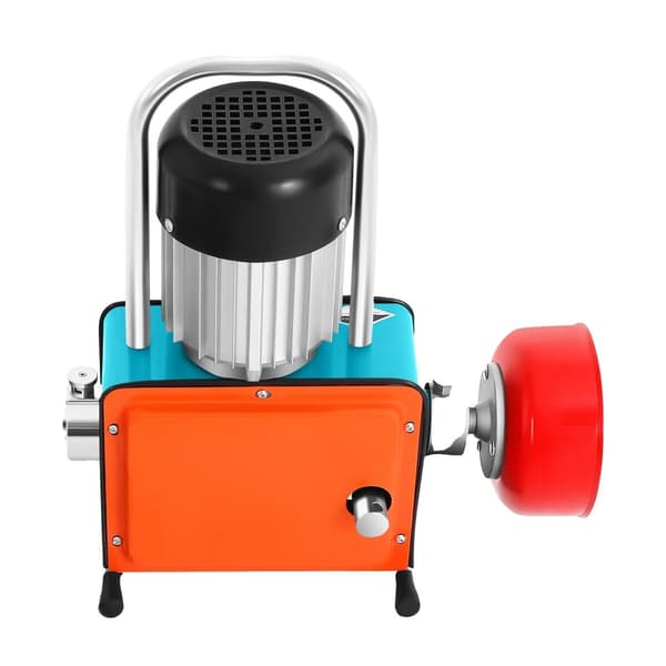 Viemärin puhdistuskone, 1000W teho, puhdistuksen nopeus 400r/min, sopii putken halkaisijalle 20-150mm,Oranssi-Sininen