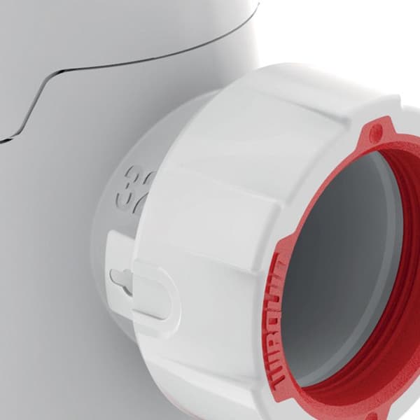 WIRQUIN NEO vask sifon Ø40mm - Integrerad anti-vakuum och noll läckage