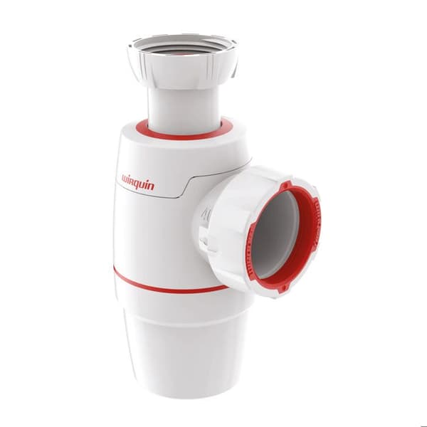 WIRQUIN NEO vask sifon Ø40mm - Integrerad anti-vakuum och noll läckage