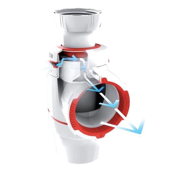 NEO AIR Bi-injection vask sifon D40 - WIRQUIN - 30722146