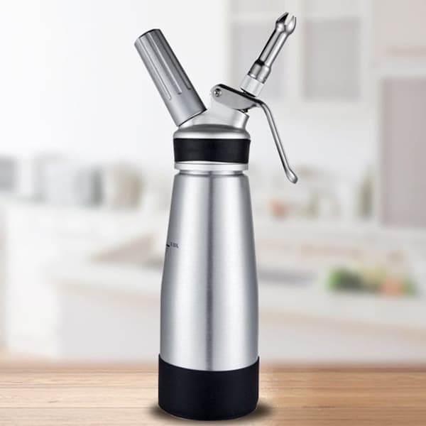 TD® Gräddpistol 500ML gräddpistol i silikon helt i aluminium Gräddpistol av silikon i aluminium Chokladkaka