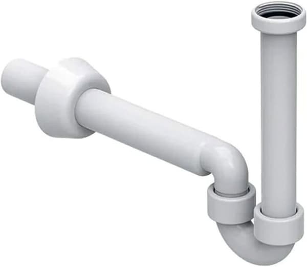 Geberit - 151.100.11.1 - serie - Sifon för tvättställ i vit polypropen justerbar 11/4" x 40 mm