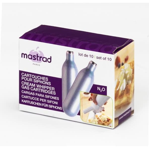 MASTRAD Paket med 10 N20 gaspatroner för sifon F48560