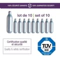 Miniatyrbild 4 av 4: MASTRAD Paket med 10 N20 gaspatroner för sifon F48560