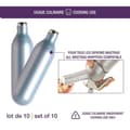 Miniatyrbild 2 av 4: MASTRAD Paket med 10 N20 gaspatroner för sifon F48560