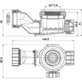 Miniatyrbild 3 av 5: ONDEE Smart utrymmesbesparande sifon