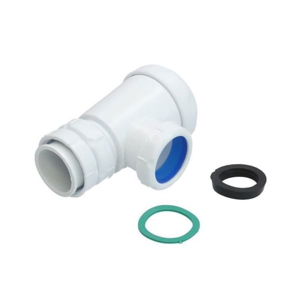 Diskbänksfälla - Fontastock tvättställsfälla - FSKFSI001 - Kort flaska Typ Sifon Utdragbar 1-1/2" 32/40, Vit