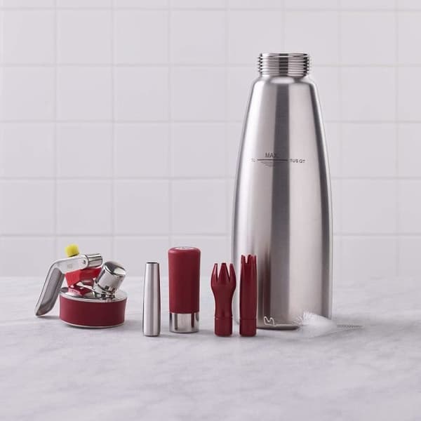 PADERNO Siphon 41458-10 Dessert Professionell A Creme Chantilly Inox