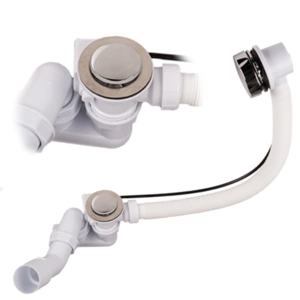 Badekarssifon universal automatisk TADYCH krom