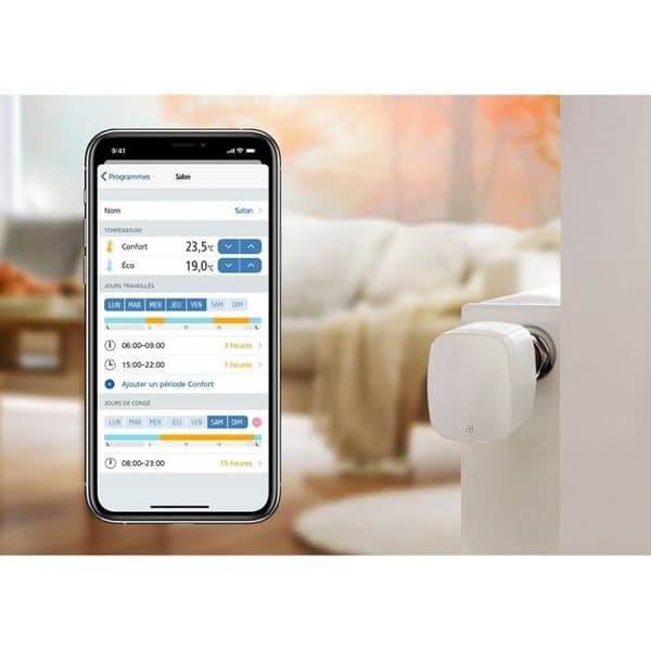 EVE THERMO smart kylarventil - Apple HomeKit-teknik och Bluetooth Thread fristående program
