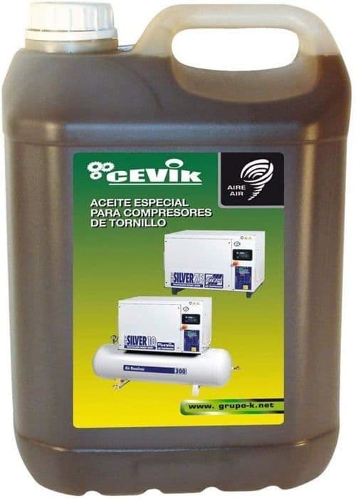 Vanne alla vätskor Cevik - CA-ACEITE5LCP46 - Speciell olja för skruvkompressorer (5 l.)