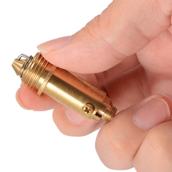 Kopparfat Pop Up Click Clack Plugg för Handfat och Badkar 28mm Guld