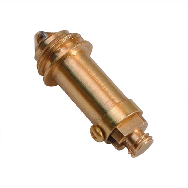 Kopparfat Pop Up Click Clack Plugg för Handfat och Badkar 28mm Guld