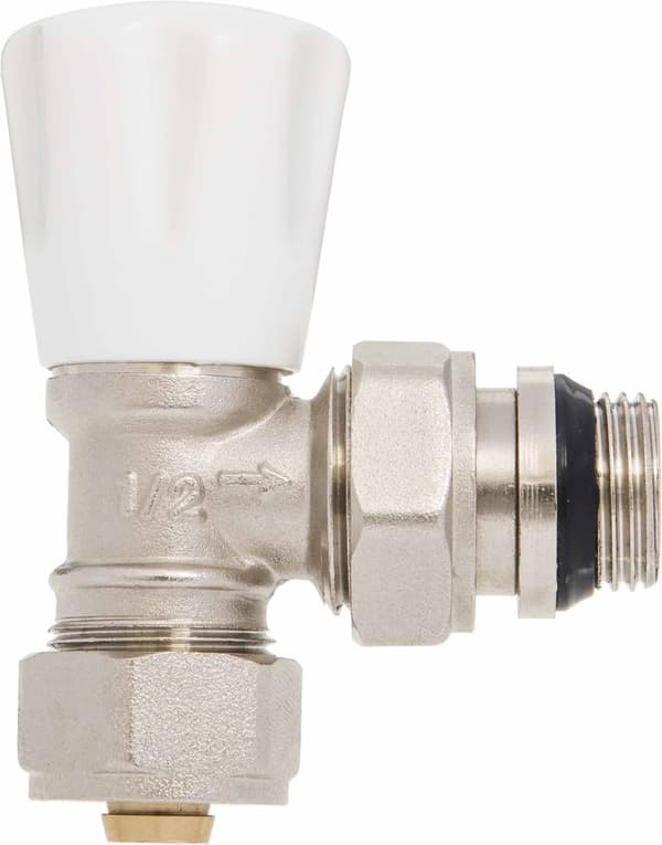 PEX 16x1/2” vinkel returventil til radiator
