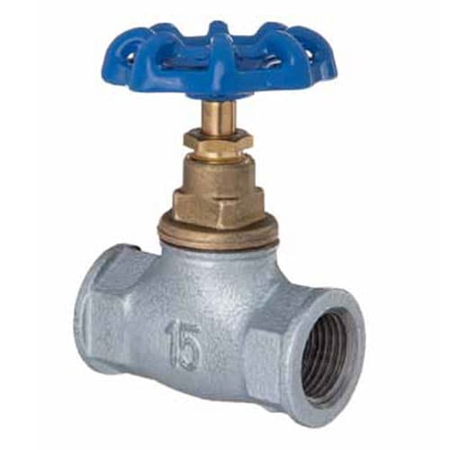 Støbejerns kugleventil til vand 3/4"