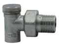 Miniatyrbillede 1 af 2: Radiator returventil, vinklet, til lodning, 15 mm