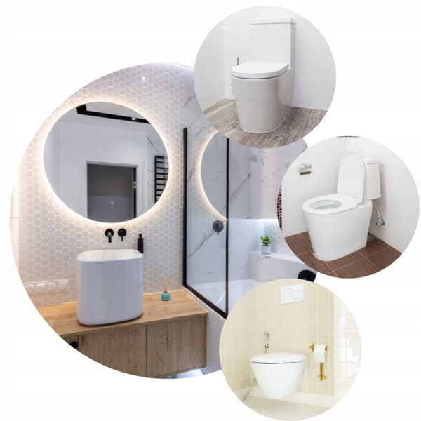 3/8 Huuhteluventtiili sivulle WC UNIVERSALille + kuvalliset ohjeet