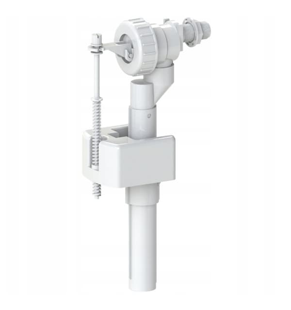3/8 Huuhteluventtiili sivulle WC UNIVERSALille + kuvalliset ohjeet