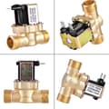 Miniatyrbillede 2 af 4: Messing elektrisk solenoidventil, AC 220V, vandstrømskontrol, holdbar og korrosionsbestandig