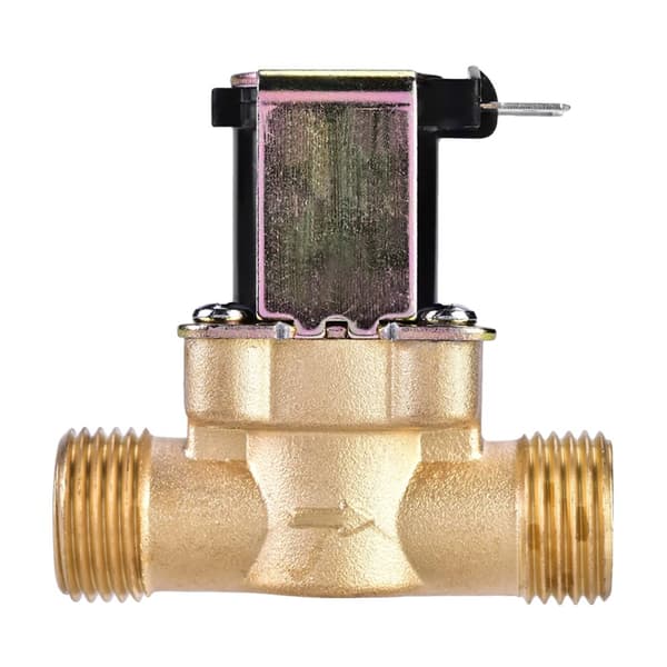 Messing elektrisk solenoidventil, AC 220V, vandstrømskontrol, holdbar og korrosionsbestandig