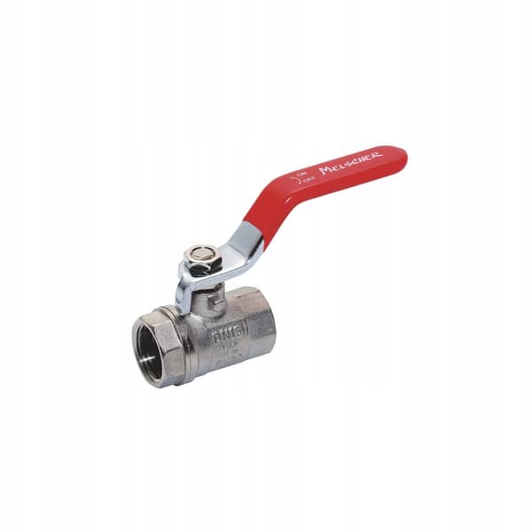 WW vandkugleventil med håndtag og 1/2" drossel