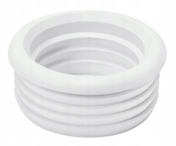 Reduktionslæbetætning 50/40mm gummi hvid