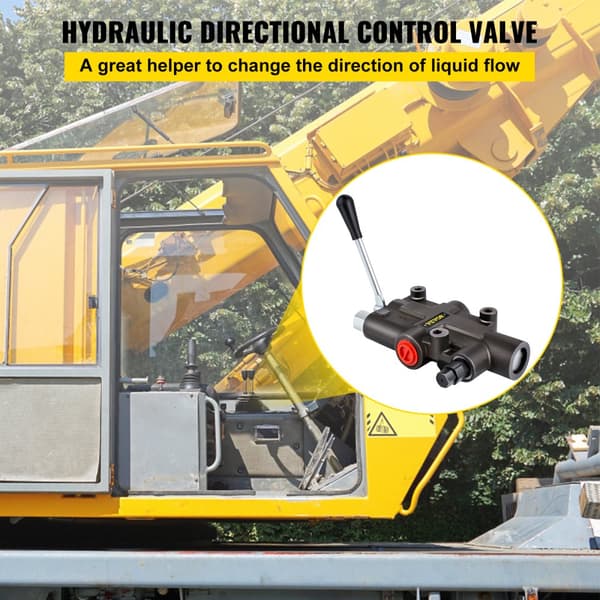 Hydraulisk Retningsbestemmende Ventil, 4300 PSI, Enkelt Spole Design, Kompatibel med Læssemaskiner og Traktorer