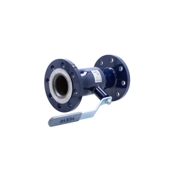 VEXVE kugleventil til vand op til 200°C, DN65 PN16 flange, reduceret passage