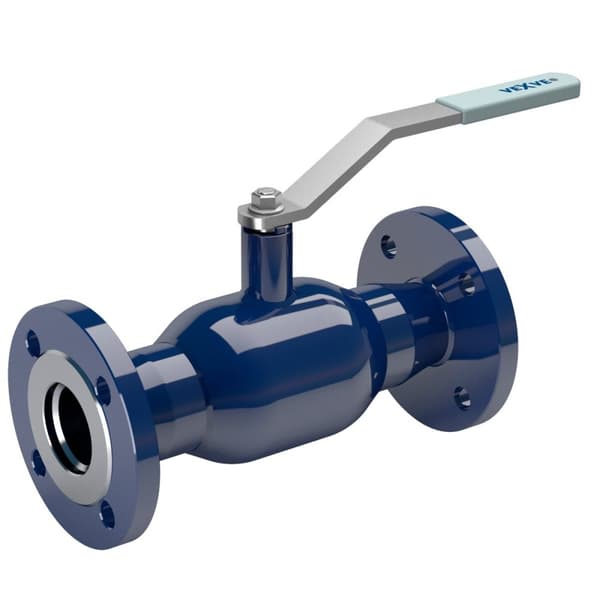 VEXVE kugleventil til vand op til 200°C, DN65 PN16 flange, reduceret passage