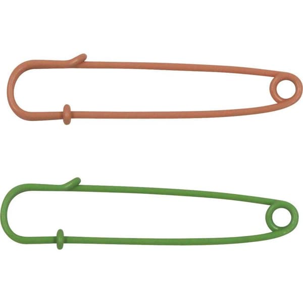 Bobby Pins Korall och grön 5,5 cm 2 stycken