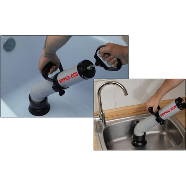 Professionell Unblocker - Super Ego - Super Ego Unblocker - Justerbart handtag - 1,3 L - 2 adaptrar