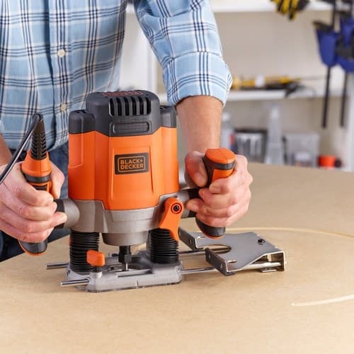 Black & Decker KW1200EKA-QS flisefræser 1200 W