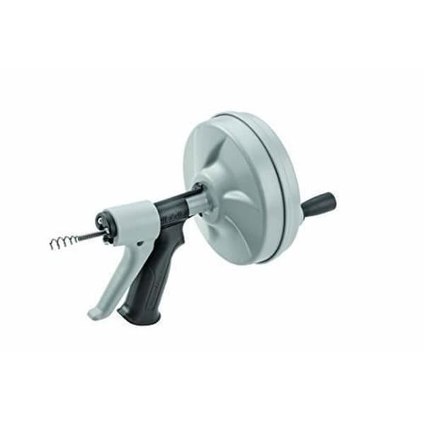 RIDGID 57038 Handheld Kwik-Spin+ av AUTOFEED, kabel med inre kärna (IC) C-1 med glödlampa för att ta bort hinder