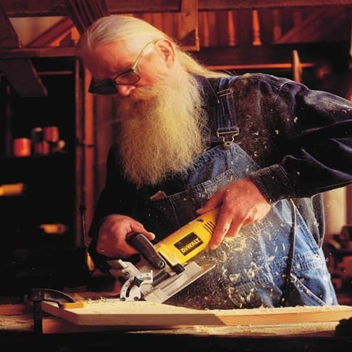 DeWALT DW682K-QS elektrisk håndplanlægger Sort, Gul 10000 o/min 600 W