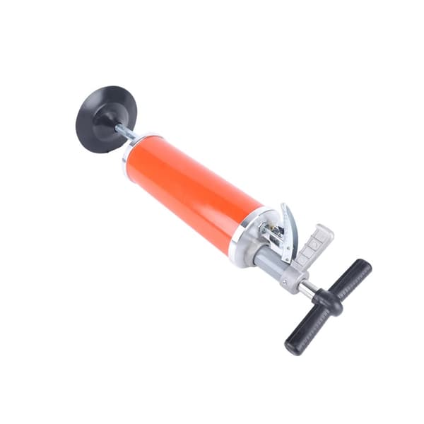 Bärbar Toalettplunger, Hög Luftlagringskapacitet, Hållbar Aluminiumlegering,Röd
