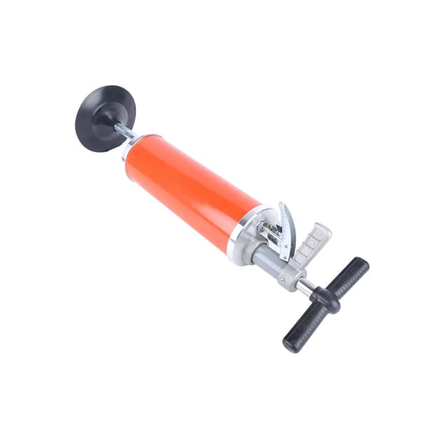 Bärbar Toalettplunger, Hög Luftlagringskapacitet, Hållbar Aluminiumlegering,Röd