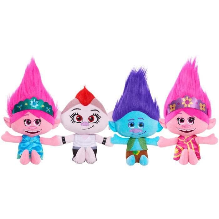 TROLLS - Pluds 20 cm med lyde Tilfældig model