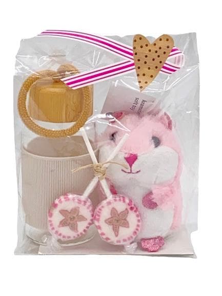 Presentpåse - hamster, vattenflaska, klubbor