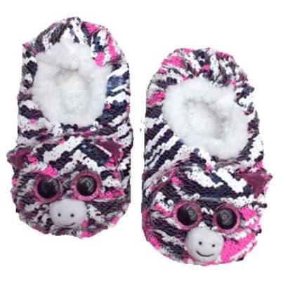 TY Fashion Sequins cekinowe pantofle ZOE - zebra rozm.S (28-31) 95507 TY