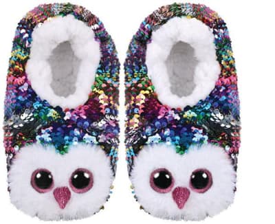 TY Fashion Sequins cekinowe pantofle FANTASIA - jednorożec roz: L (36-38) 95563 TY