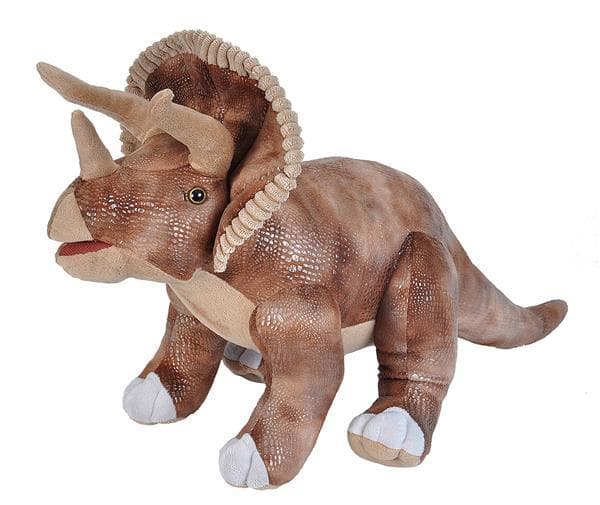 Wild Republic Triceratops Stuffed Animal Big Dinosaur