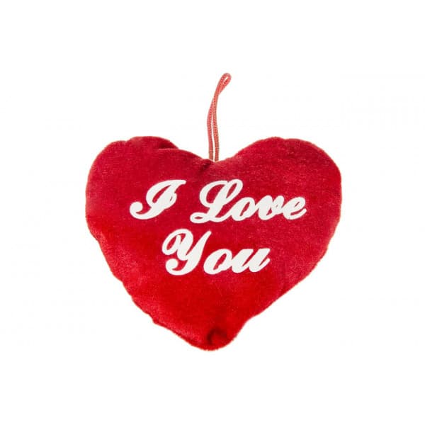 ZTR Gosedjur Mjukis Plush Plysch Hjärta Rött I Love you 14cm